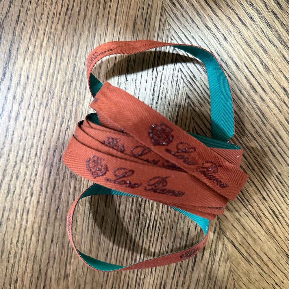 Loro Piana Ribbon Brown and Teal